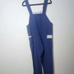 YO Colorado Cotton Bib Overalls Blue Women’s M Utility Casual Adjustable Straps